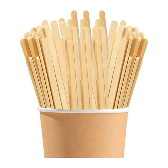 Agitador de Madera 19cm 15 000 Pzs