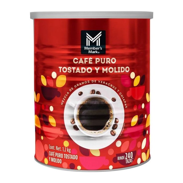 Cafe Tostado y Molido Members Mark 1.2kg