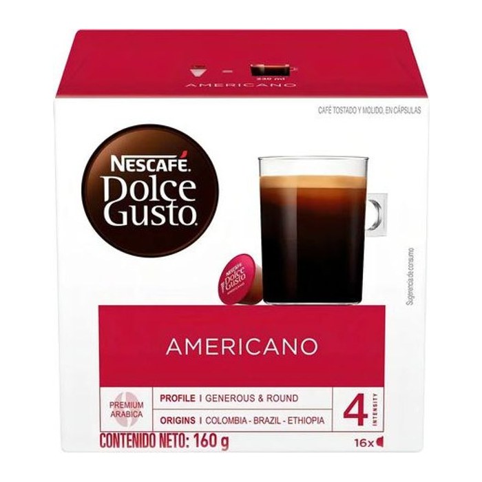 Nescafe Dolce Gusto Americano 16 Capsulas